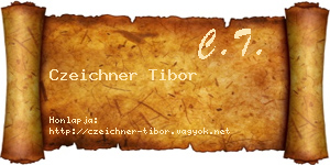 Czeichner Tibor névjegykártya