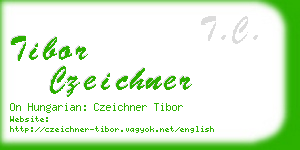 tibor czeichner business card